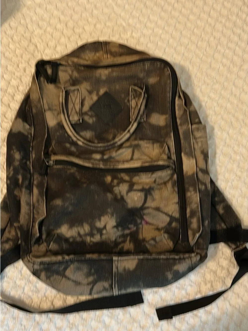 Vans Brown Tie-Dye Canvas Backpack